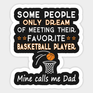 FAther (2) BASKETBALL DAD Sticker